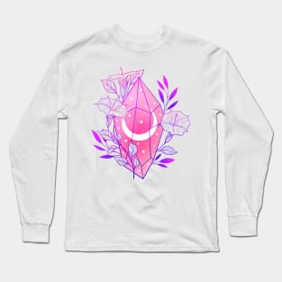 Moonflower crystal Long Sleeve T-Shirt